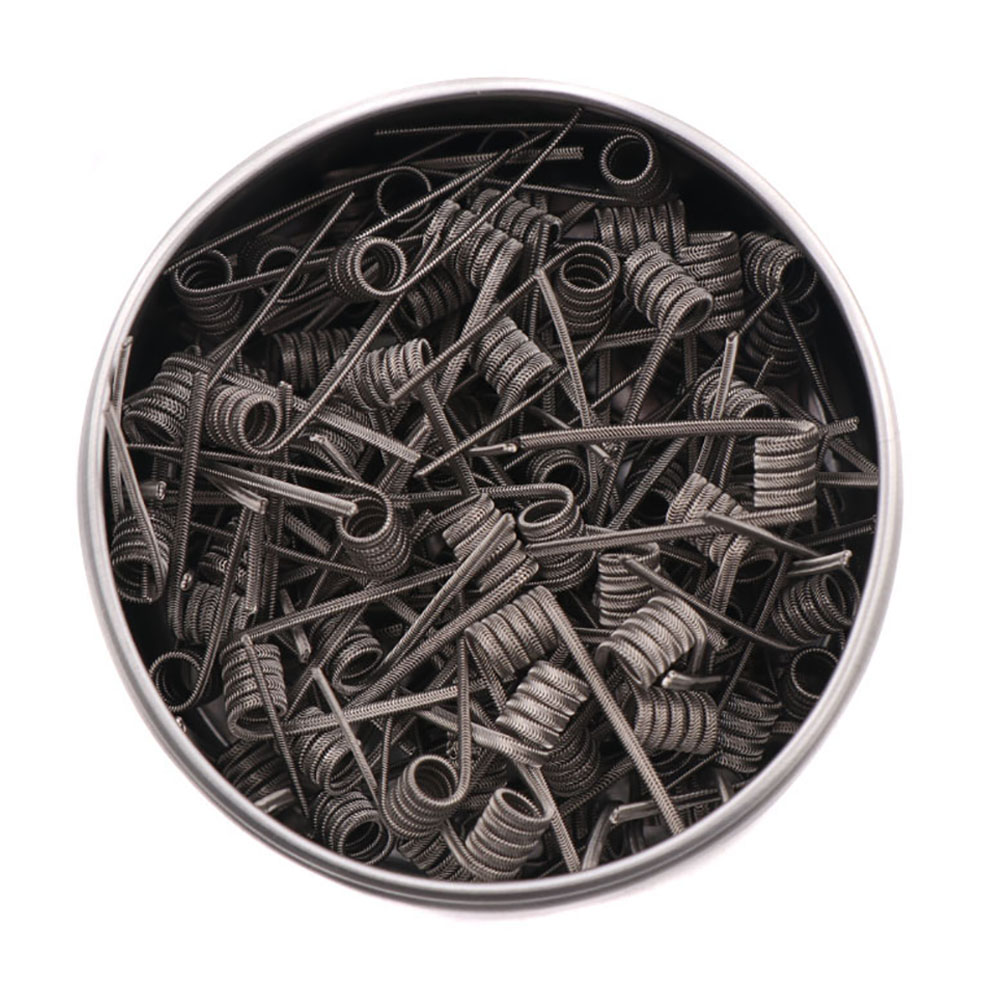 Clapton Wire Pre Built - NEW XFKM 100PCS/box NI80/A1/SS316L Alien V2