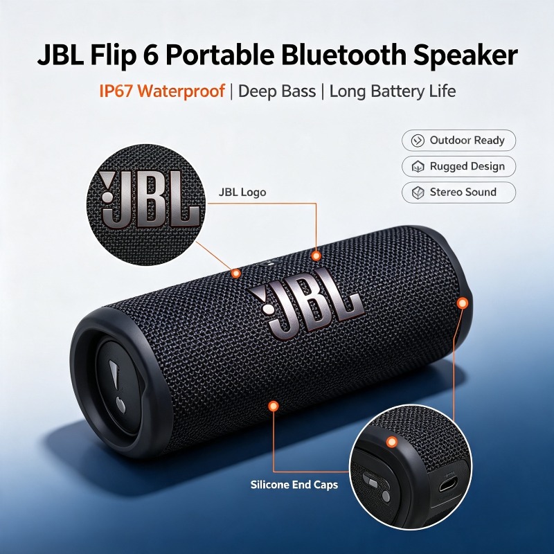 JBL Flip 6 IP67 Waterproof Wir - Jbl Speaker Flip 6 recension och pris