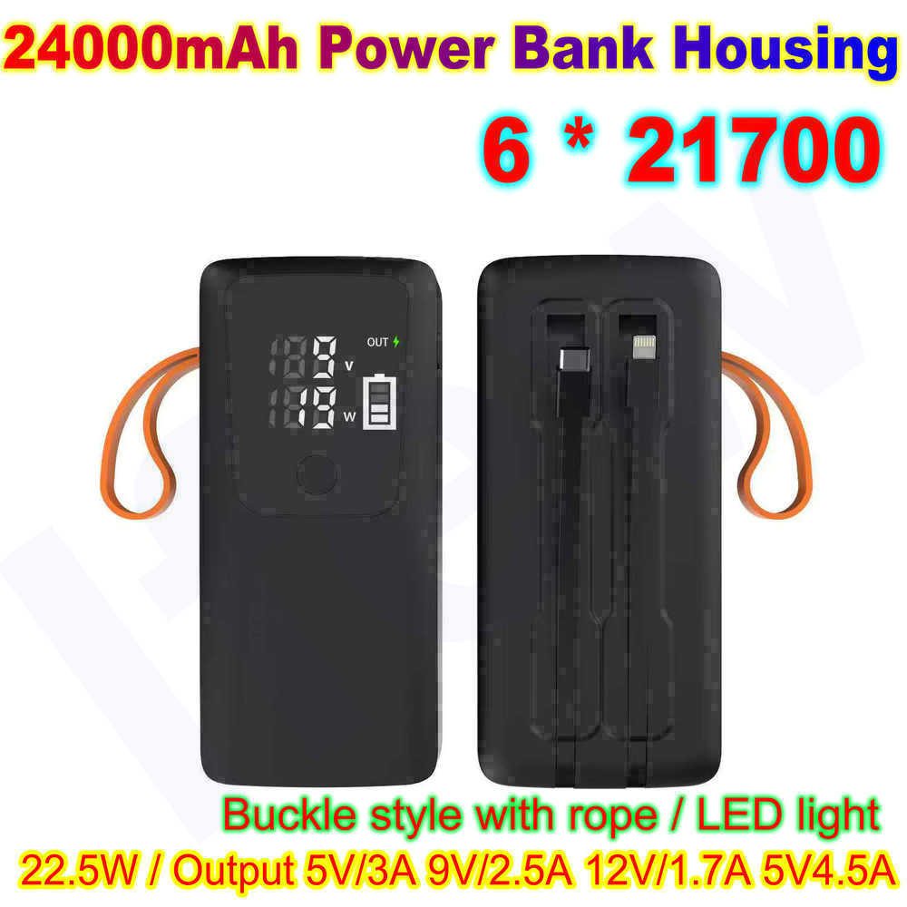 21700  Battery Case Power Bank - Battery Case Storage recension och pris