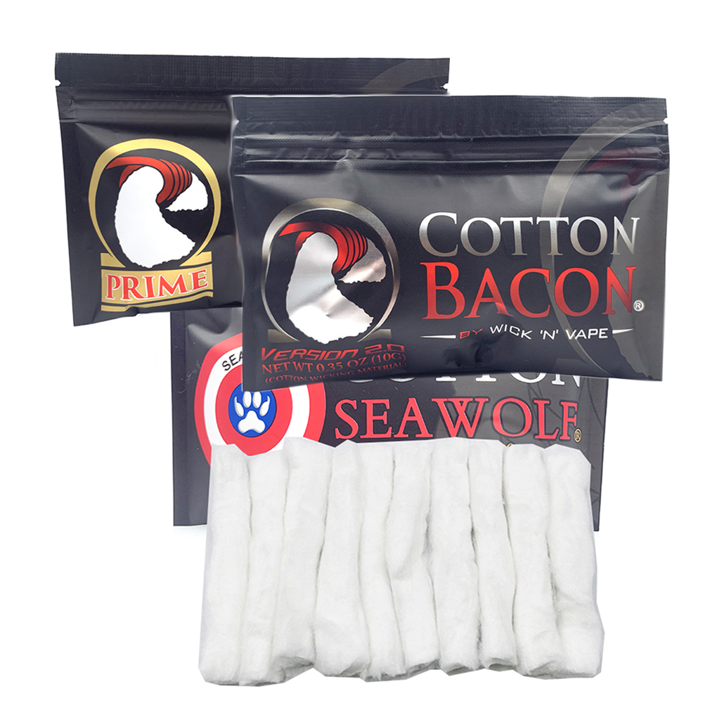 2Pack Cotton Bacon Prime Silve - Vaping Goods recension och pris