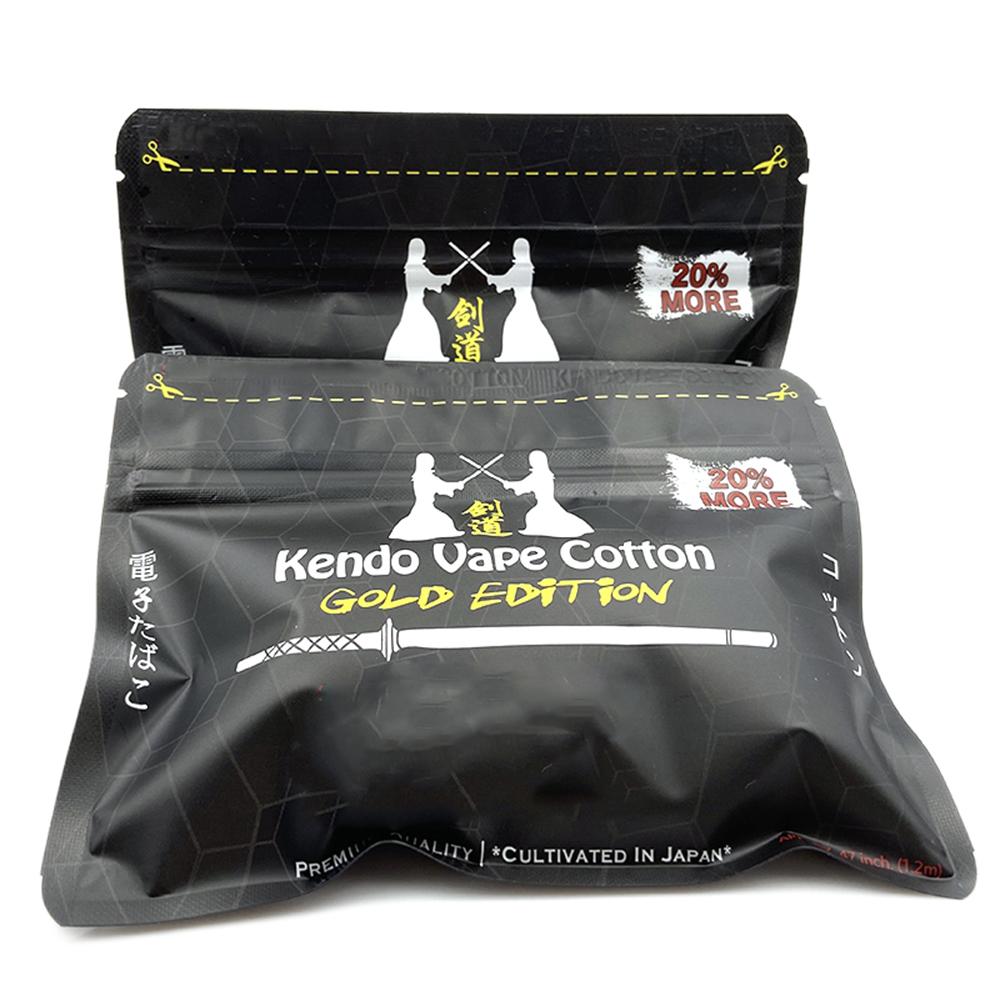 New Kendo Cotton Gold Edition  - Vaping Goods recension och pris