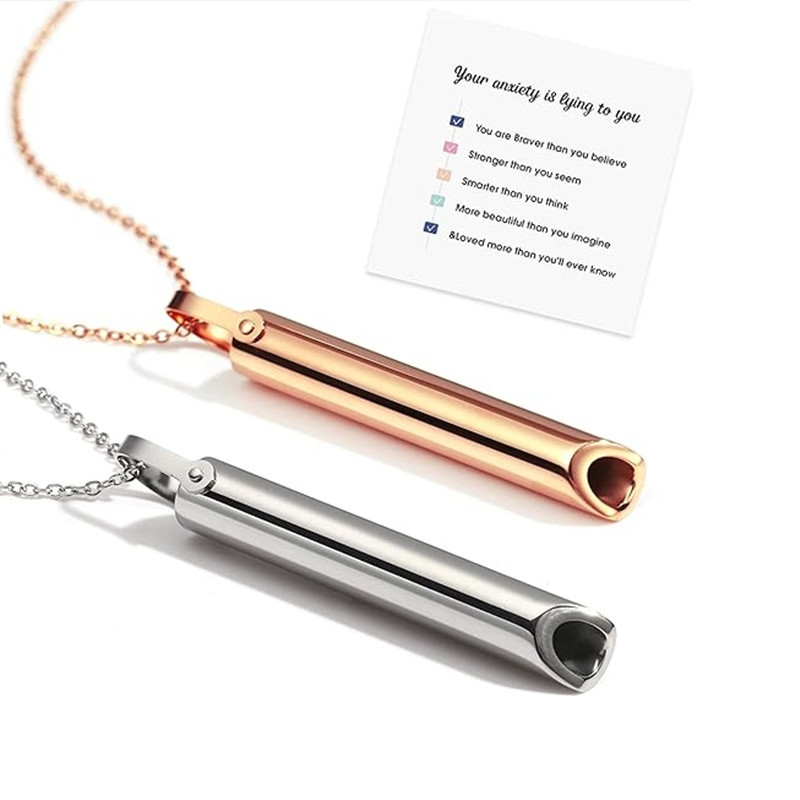 Stainless Steel Whistle Neckla - Vaping Goods recension och pris