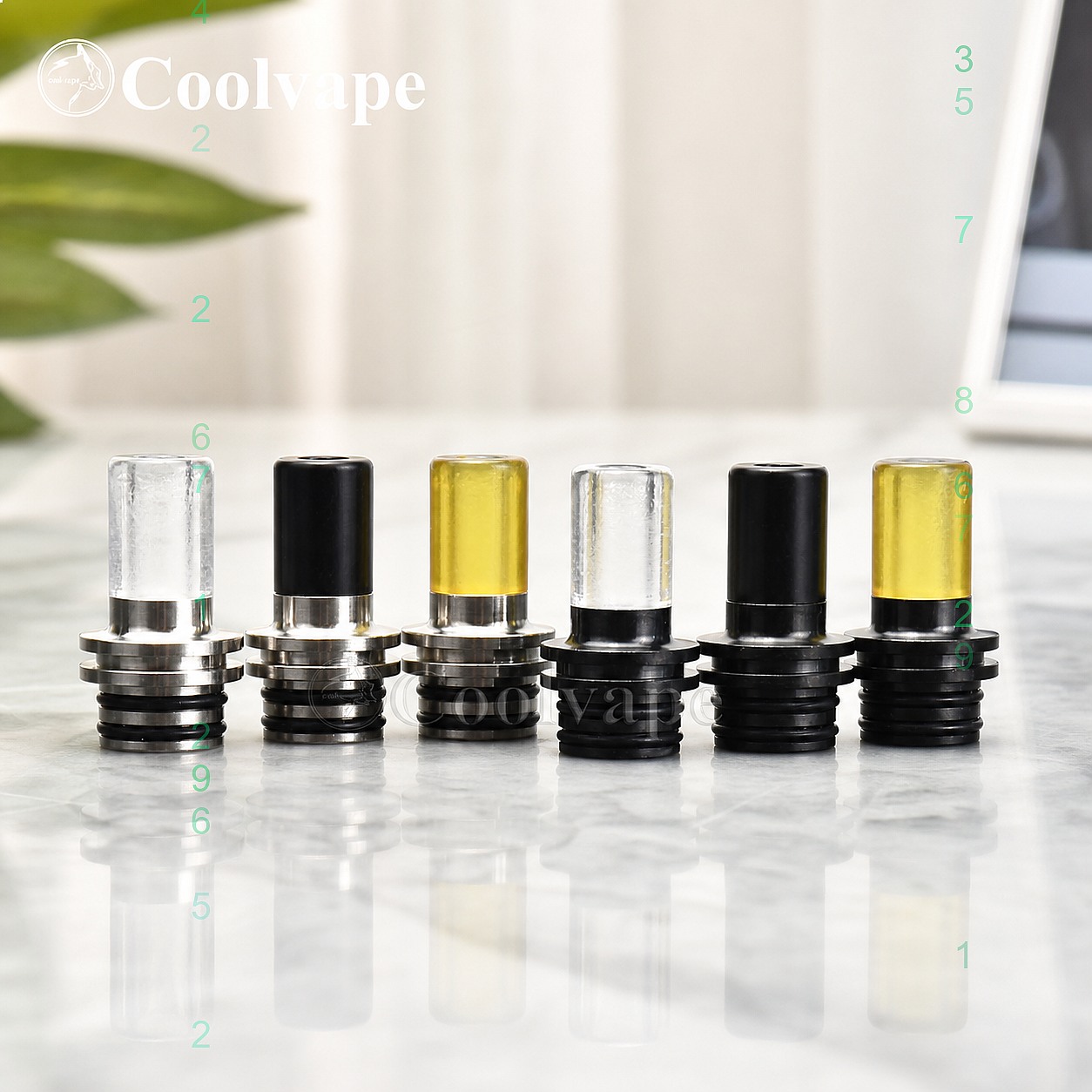510 MTL Drip Tip Heat Resistan - Vape Accessory recension och pris