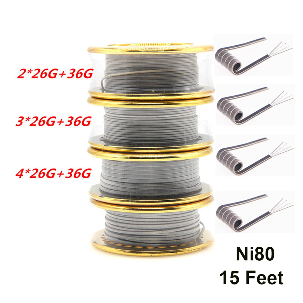 Ni80 Wire 26G 36GA 15 Feet Cla - Clapton Wire Pre Built recension och pris
