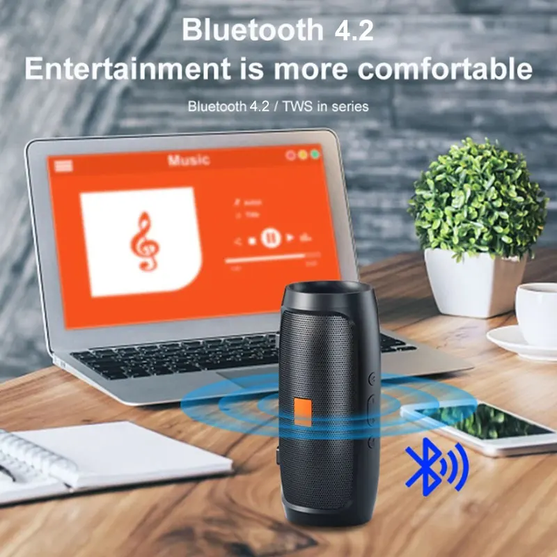 TF USB Bluetooth Speaker Dual  - Jbl Speaker Flip 6 recension och pris