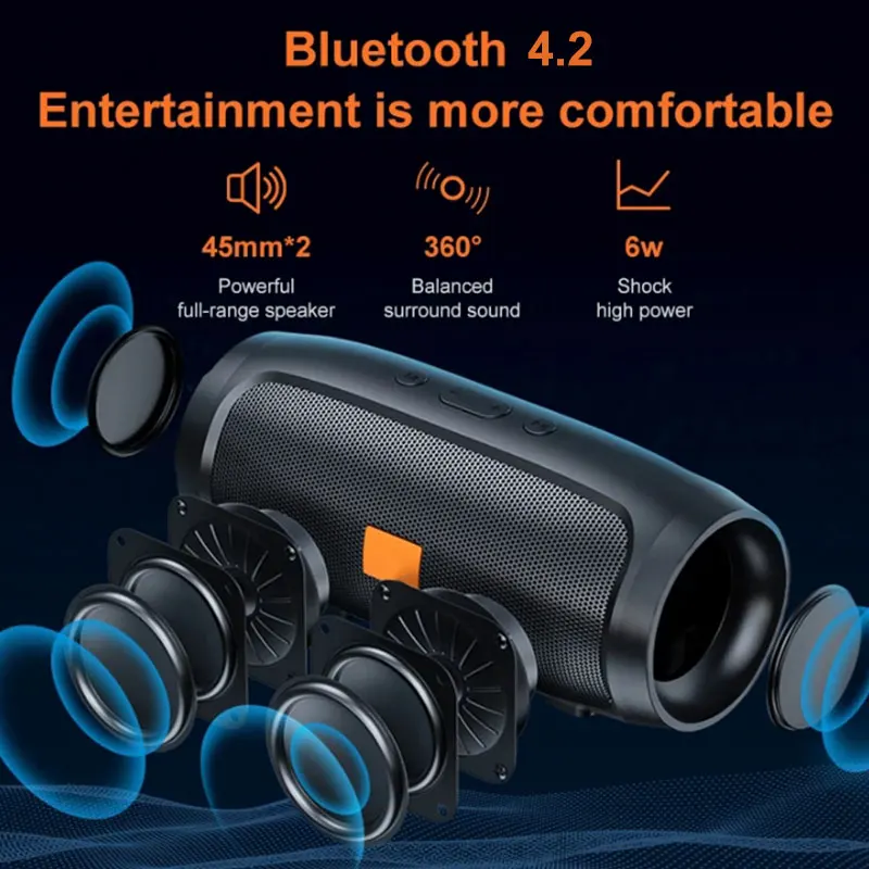 TF USB Bluetooth Speaker Dual  - Jbl Speaker Flip 6 recension och pris