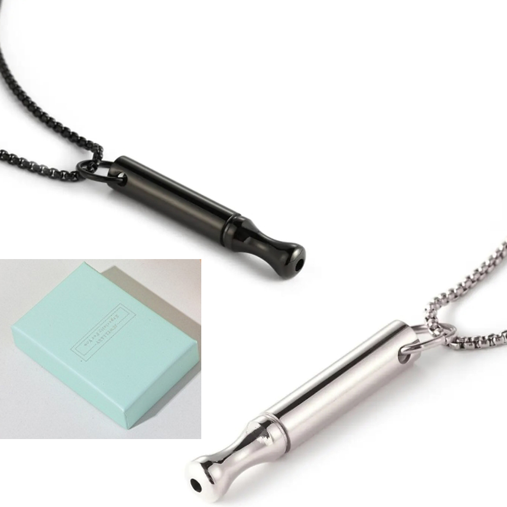 Titanium Steel Breathing Neckl - Vape Accessory recension och pris