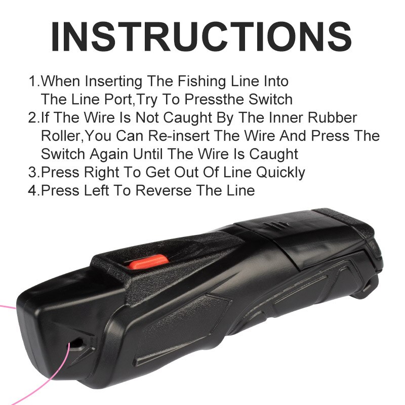 Electric Fishing Line Stripper - Mesh Coil Strip recension och pris